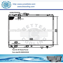 Radiator For Toyota Tercel/Paseo 91-95 OEM:16400-11490/--11500/-11520